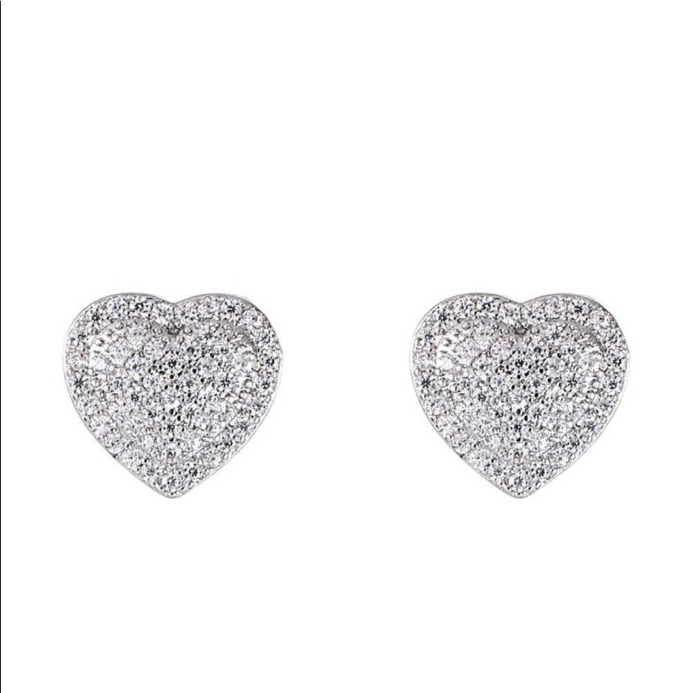 New 18k White Gild Plated Earrings